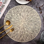 Firework Metallic Table Mat — lifestyle shot