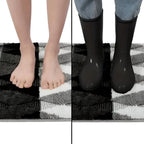 Soft Microfibre Non-Slip Geometric Rug — product close-up