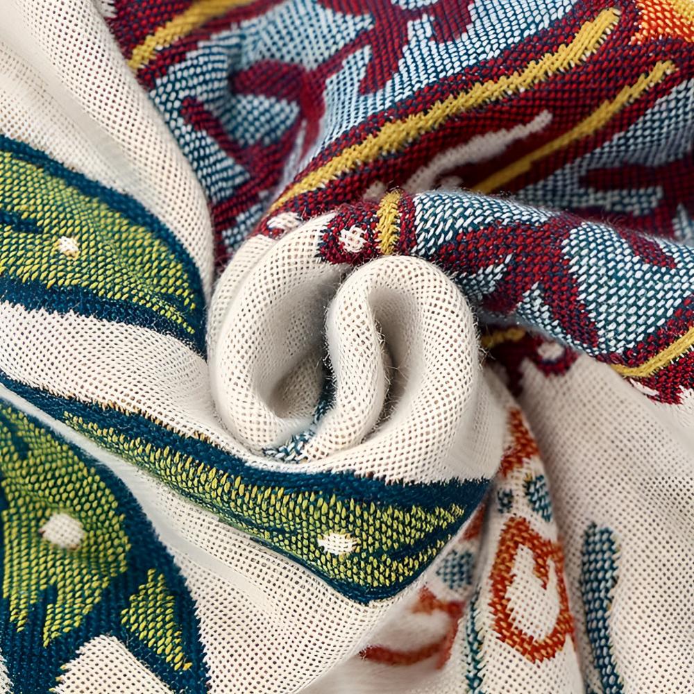 Reversible Garden Bloom Bath Towel — additional view