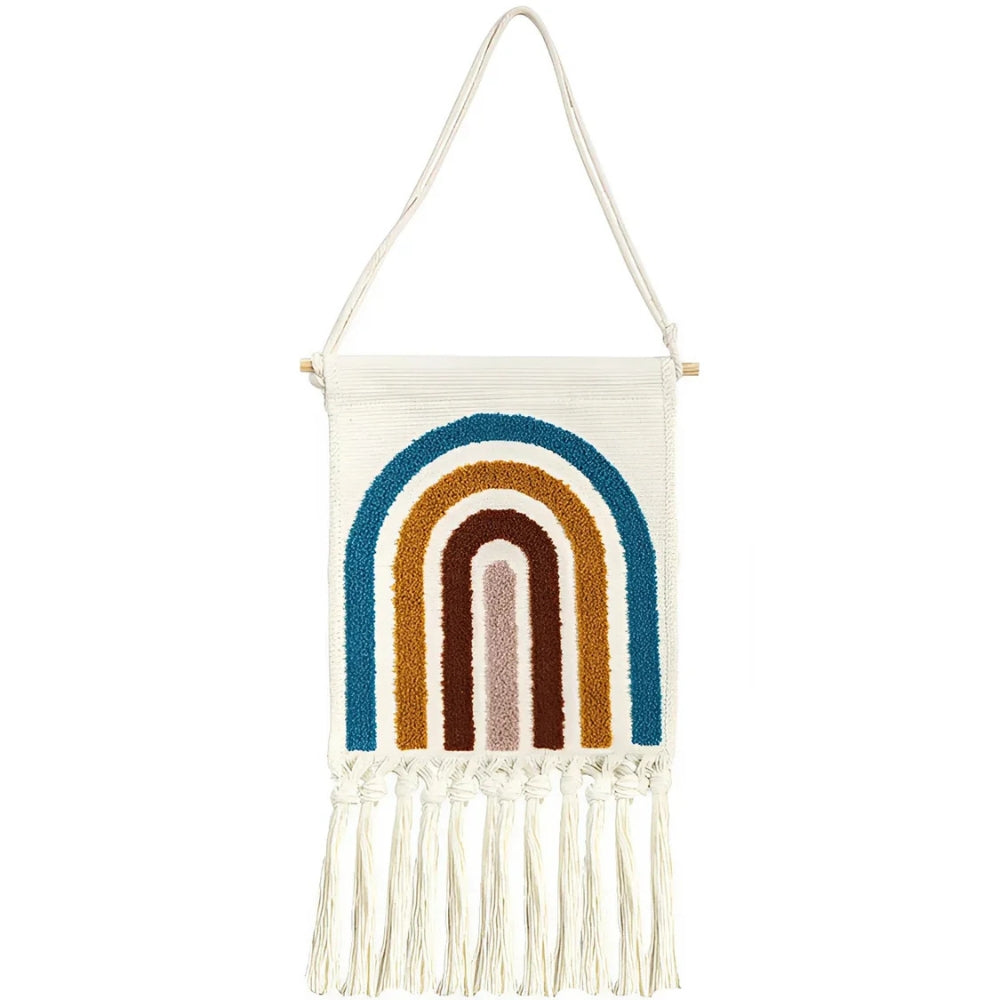 Colourful Fringe Tapestry Decor — lifestyle shot
