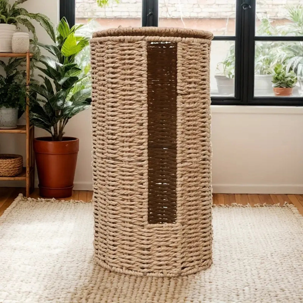 Braided Rope Toilet Paper Holder — product detail view