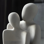 Romantic Couple Ceramic Sculpture — product close-up