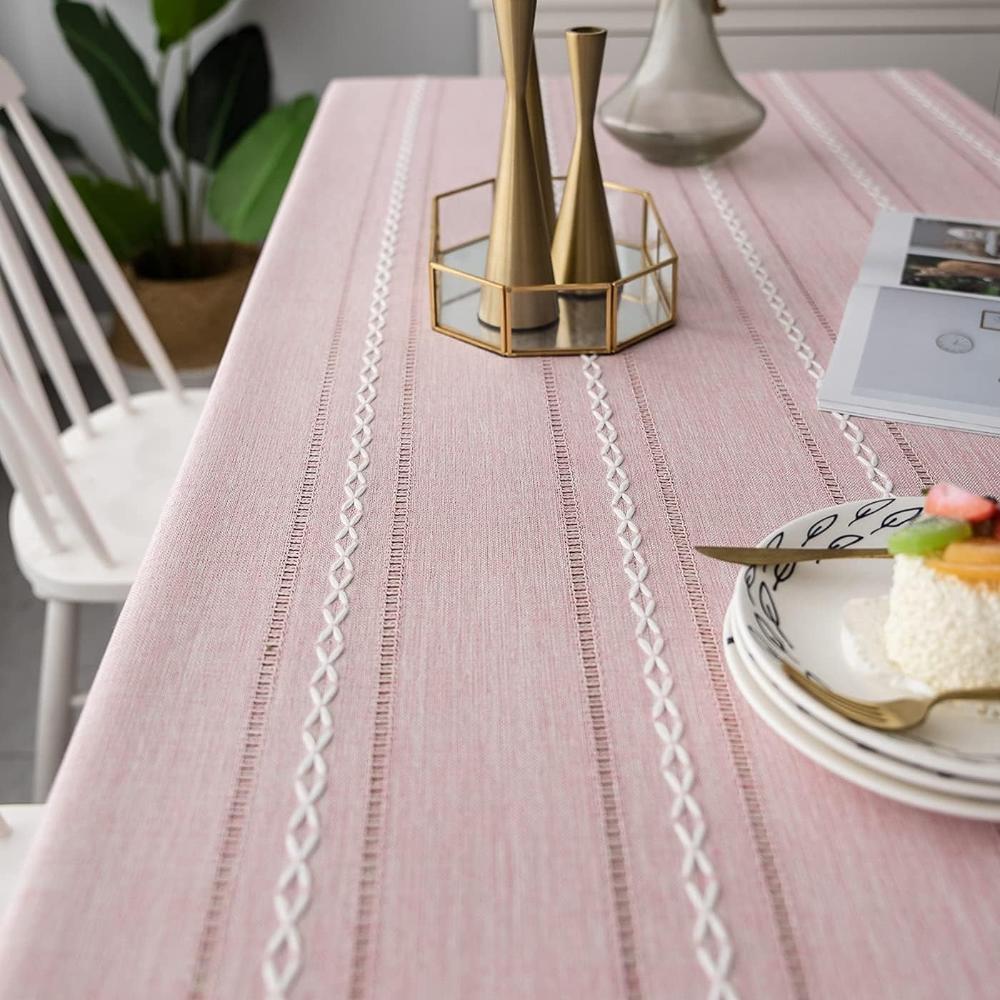 Elegant Cotton Linen Tablecloth — product feature detail
