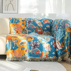 Underwater Coral Cotton Blanket — additional view