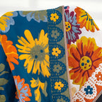 Floral Fiesta Bath Towel — lifestyle shot