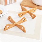 Bamboo Pot Stand & Steam Rack — product feature detail