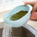 Terra Flow Wash & Drain Colander — product feature detail