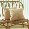 Lush Chevron Cushion Covers — material texture close-up