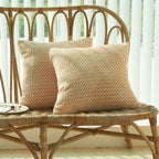 Lush Chevron Cushion Covers — material texture close-up