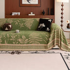 Foliage Floral Chenille Sofa Cover