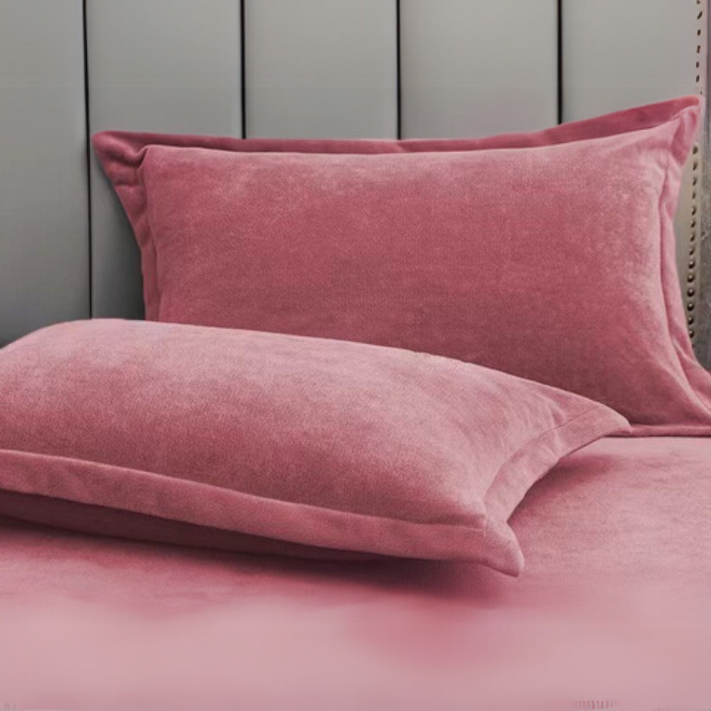 Fleece Comfort Pillow Covers — main product photo