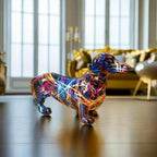 Artistic Dachshund Figurine — product close-up