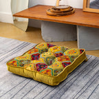 Moroccan Inspired Tie-Strap Cushion — lifestyle shot