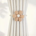 Delicate Flower Magnetic Curtain Tie Back | 2Pcs Set — alternate angle view