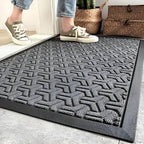 Geometric Entryway Door Mat — additional view