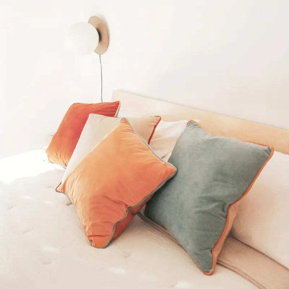 Ember Soft Two-Tone Cushion Covers — lifestyle shot