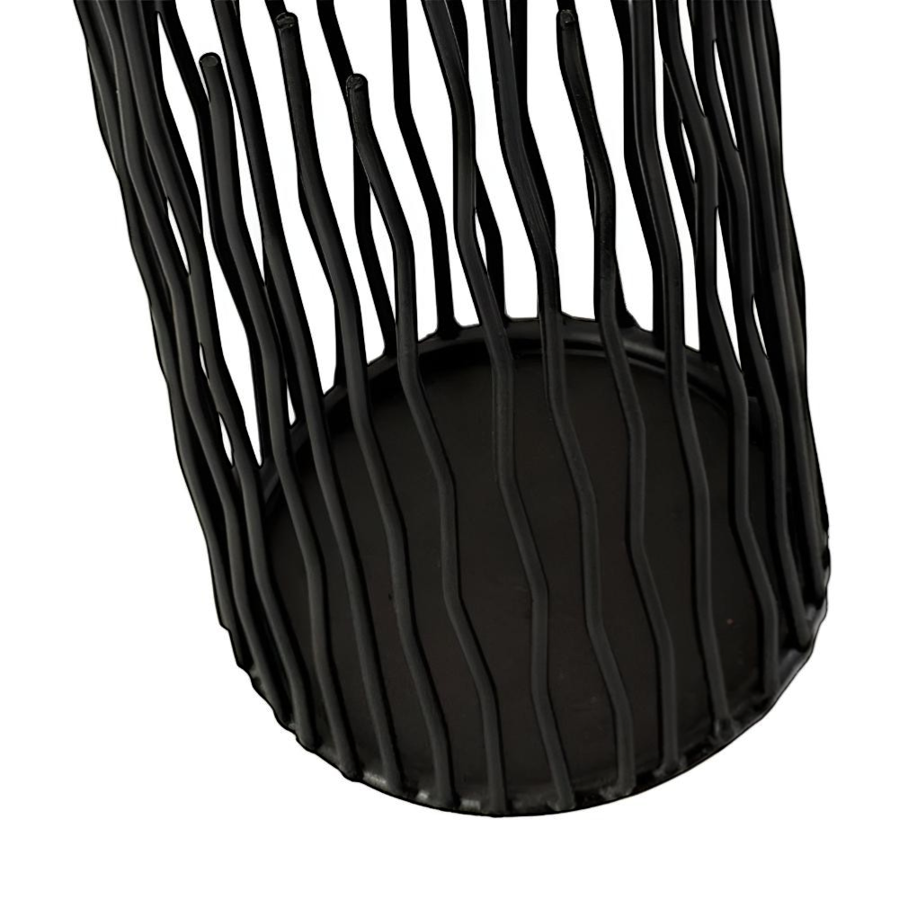 Black Iron Candle Holder — view 6