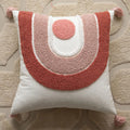 Tassel-Trimmed Boho Floral Cushions — product feature detail