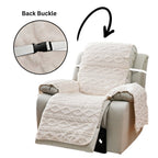 Diamond Pattern Recliner Slipcover — product detail view