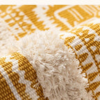 Lustre Fringe Bohemian Rug — product in use