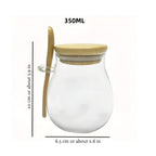 Nature's Pantry Glass Jar — alternate angle view