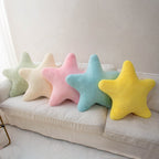 Cuddly Pastel Fluffy Star Cushion — main product photo