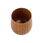 Handcrafted Wooden Tea Cup — product feature detail