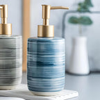 Marble Ceramic Soap Dispenser — product in use