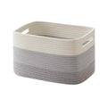 Woven Cotton Rope Storage Basket — product feature detail