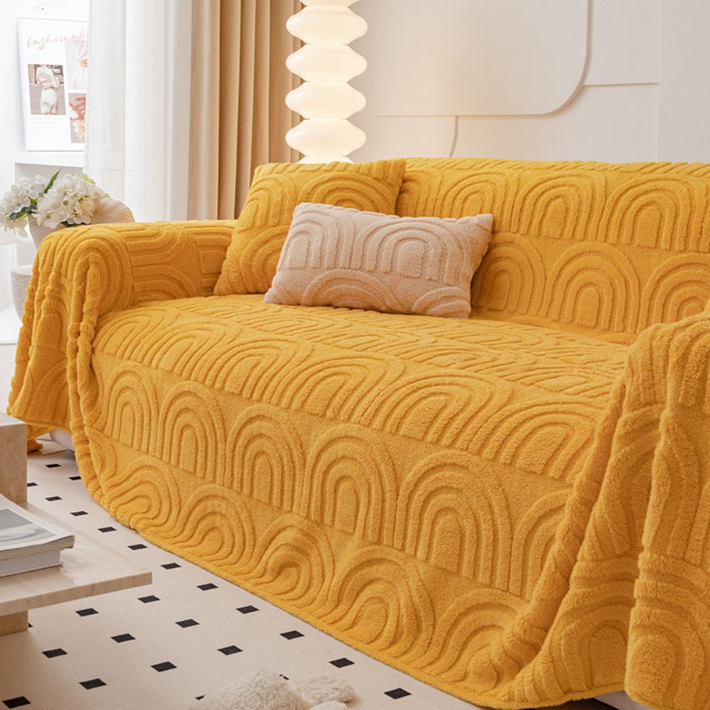 Celestial Plush Sofa Cover — product feature detail