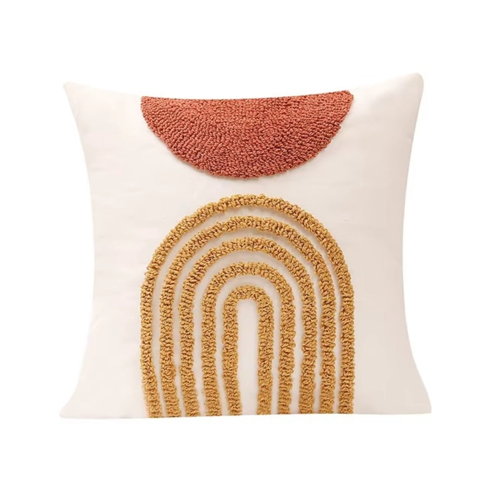Eden Geometric Embroidery Cushion Cover — additional view