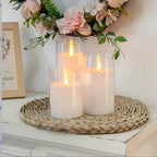 Ethereal 3D Flameless Candle | 3pcs Set — size and scale reference