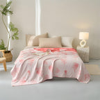 Serenity Rose Throw Blanket — product close-up