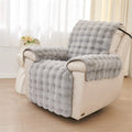 Faux Fur Recliner Sofa Cover — product feature detail