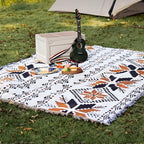 Moroccan Boho Pattern Picnic Mat — product close-up
