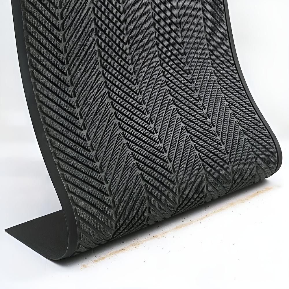 Chevron Ridges Non-Slip Door Mat — product close-up