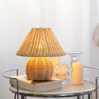 Noya Rattan Table Lamp Home Decor — product close-up