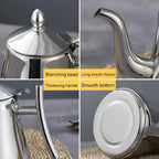 Stainless Steel Kettle with Built-in Filter — product close-up