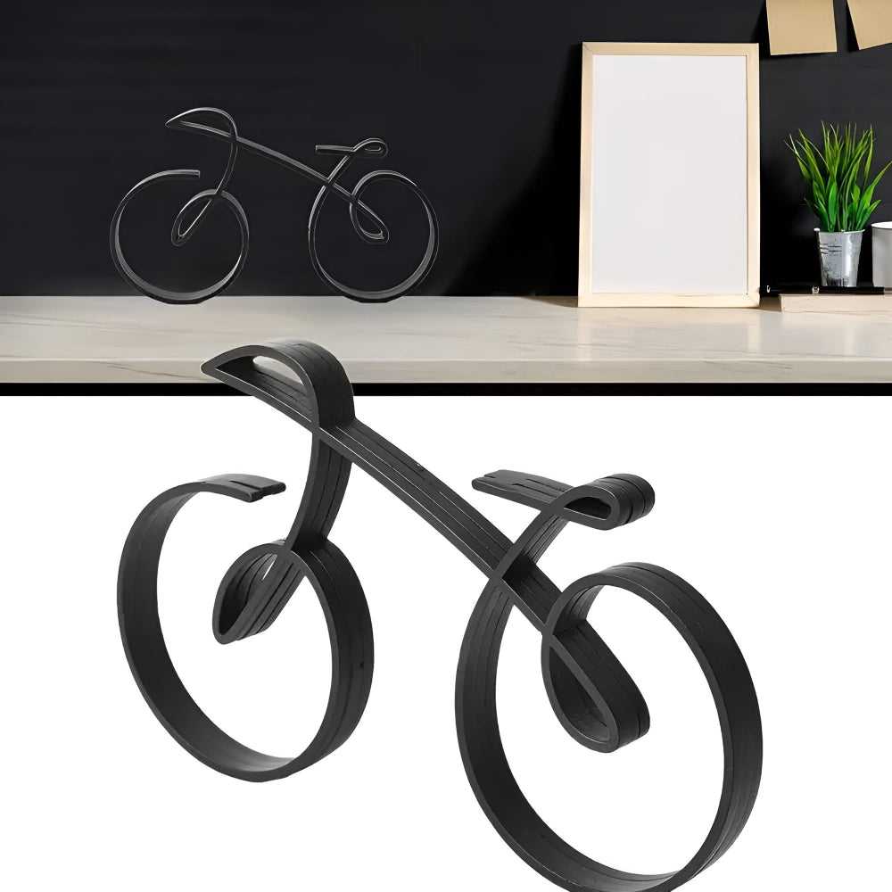 Urban Cyclist Abstract Décor — lifestyle shot