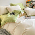 Lustova Cotton Quilt Cover | 3pcs Set — product feature detail