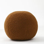 Plush Ball Shaped Boucle Cushion — lifestyle shot