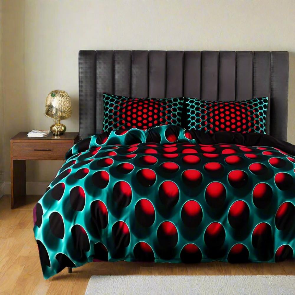 Cosmic Vortex | 3pcs Quilt Cover Set — product feature detail