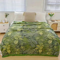 Verdant Leaf Bamboo Fiber Cooling Blanket — main product photo