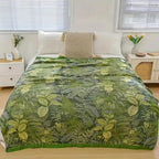 Verdant Leaf Bamboo Fiber Cooling Blanket — main product photo