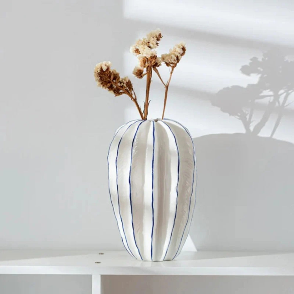 Star Fruit Inspired Ceramic Vase — lifestyle shot
