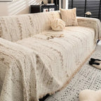 Almond Crest Sofa Cover — product in use