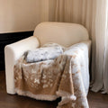 Oriental-Inspired Mink Blanket — additional view