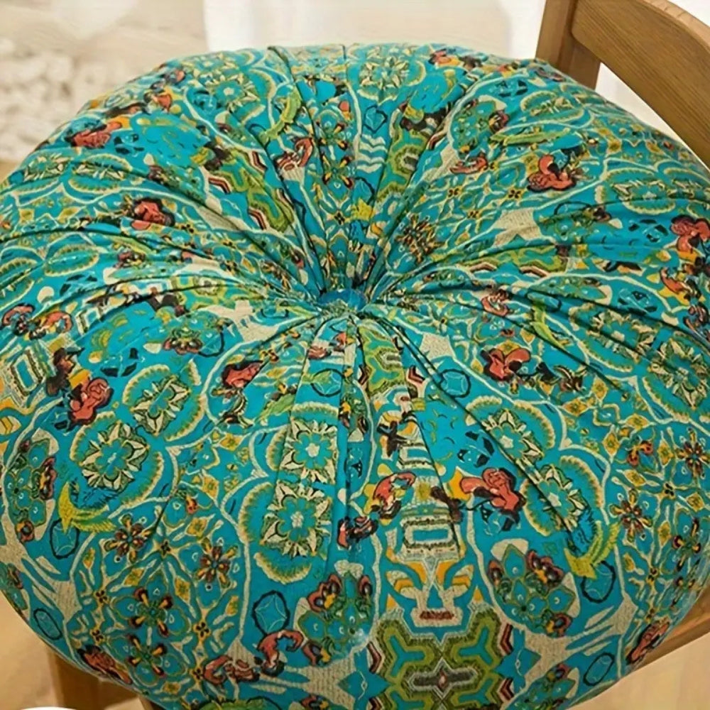 Moroccan-Inspired Plush Meditation Cushion — product detail view