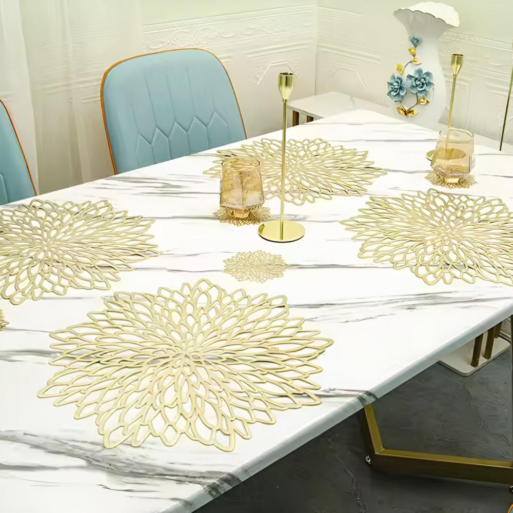 Chrysanthemum Charm Placemat — lifestyle shot
