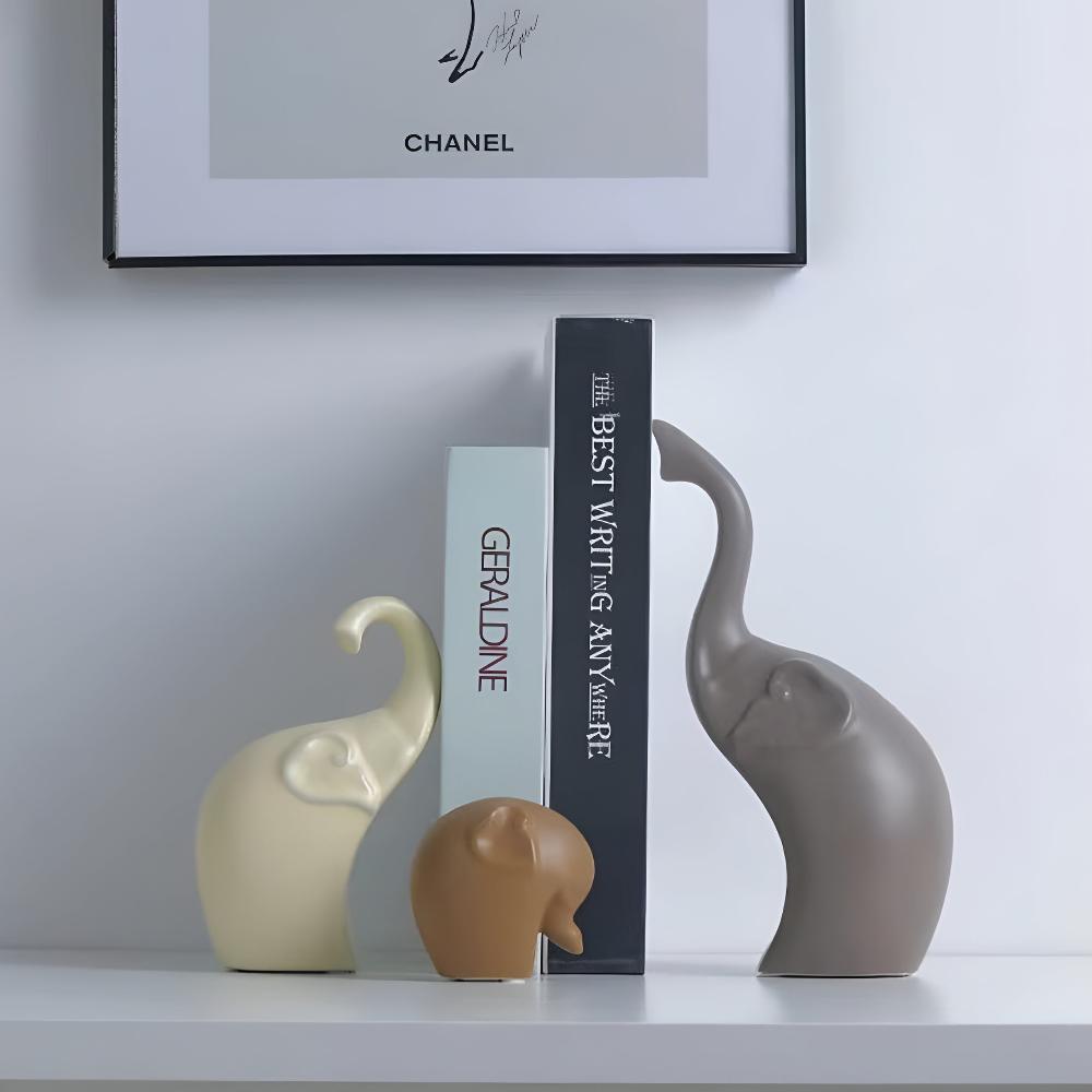 Modern Grace Elephant Sculptures — product close-up